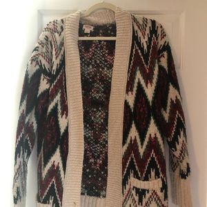 Mossimo print cardigan